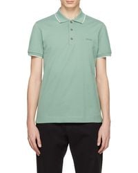 ZEGNA - Z Logo Embroidered Polo Shirt - Lyst