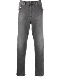 DIESEL - Slim Fit Cropped Jeans - Lyst