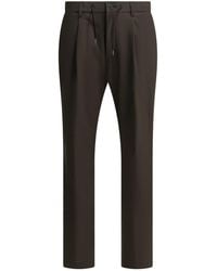Herno - Drawstring Pleated Pants - Lyst