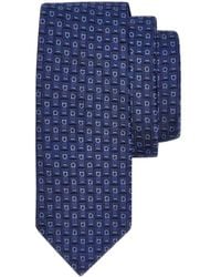 Ferragamo - Logo-Embroidered Silk Tie - Lyst