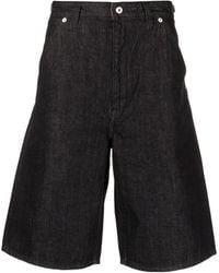 Jil Sander - Wide-Leg Denim Shorts - Lyst