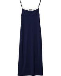 Miu Miu - Stretch Jersey Midi Dress - Lyst