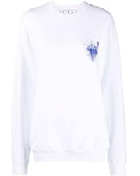 Off-White c/o Virgil Abloh - Pen Arrow Crewneck Sweatshirt - Lyst