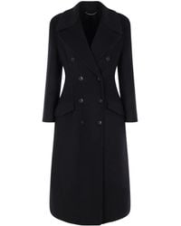 Ermanno Scervino - Double-Breasted Wool Coat - Lyst