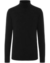 Thom Krom - Roll-Neck Contrast-Stitch T-Shirt - Lyst
