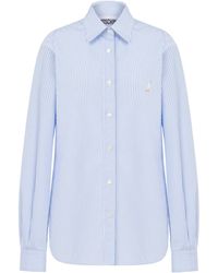 Moschino - Long-Sleeved Pinstriped Shirt - Lyst