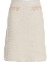 Lanvin - High Waist Mini Skirt - Lyst