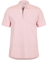 Burberry - Minimalist Short-Sleeve Polo Shirt - Lyst