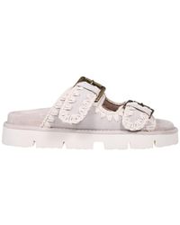 Mou - Bio Buckle Fastened Sandals - Lyst
