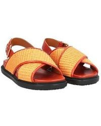 Marni - Plain Colour Sandals - Lyst