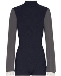 Jean Paul Gaultier - The Bi-Material Suit Bodysuit - Lyst
