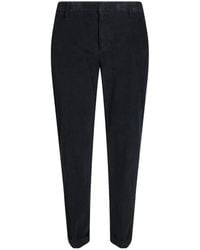 Dondup - Corduroy Straight Leg Cuffed Trousers - Lyst