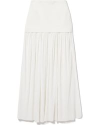 Proenza Schouler - Paige Pleated Midi Skirt - Lyst