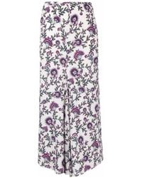Isabel Marant - High-Waisted Floral-Print Skirt - Lyst