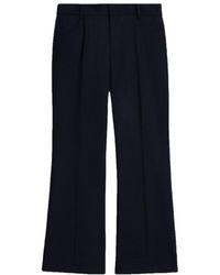 Ami Paris - Ami Mid-Rise Flared Trousers - Lyst