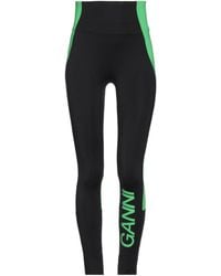Ganni - Two-Color Sports Leggings - Lyst