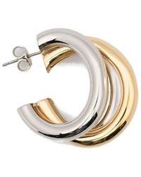 Rabanne - Triple Hoop Earrings - Lyst