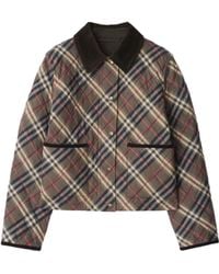 Burberry - Cotton Quilted Jacket - Lyst