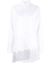 JW Anderson - Jw Anderson Long-Sleeved Buttoned Shirt Dress - Lyst