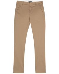 Dondup - Cuffed Straight Leg Pants - Lyst