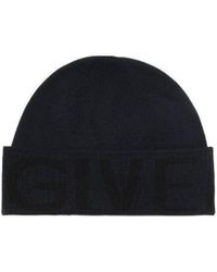 Givenchy - Embroidered Logo Beanie - Lyst