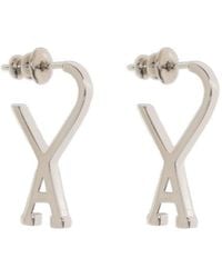 Ami Paris - Ami De Coeur Small Hoop Earrings - Lyst