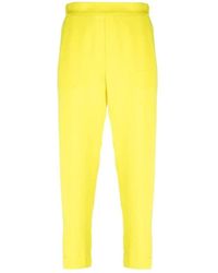 P.A.R.O.S.H. - High-Waisted Cropped Trousers - Lyst