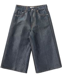 Ganni - Belt-Loops Shorts - Lyst