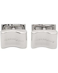 Ferragamo - Logo Earrings - Lyst