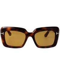 Tom Ford - Eyewear Leila Square-Frame Sunglasses - Lyst