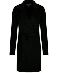 Emporio Armani - Long-Sleeved Coat - Lyst
