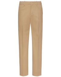Valentino - Slim Cut Straight Leg Trousers - Lyst