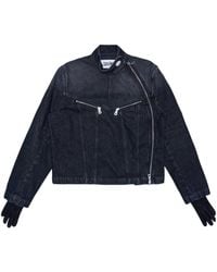 Jean Paul Gaultier - Detachable Glove Denim Jacket - Lyst