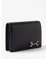 Gucci - Horsebit Leather Cardholder - Lyst