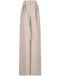 Max Mara - Zulia Pleated Wide-Leg Trousers - Lyst
