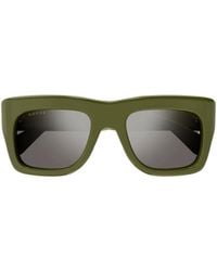 Gucci - Eyewear Square Frame Sunglasses - Lyst