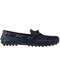 Prada - Leather Driving Shoe - Lyst