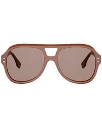 Fendi - Eyewear Pilot Frame Sunglasses - Lyst