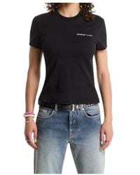 Off-White c/o Virgil Abloh - Crew Neck Short-Sleeved T-Shirt - Lyst