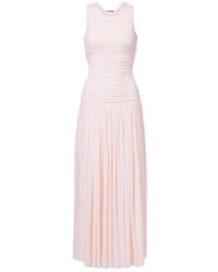 Jil Sander - Shirred Maxi Dress - Lyst
