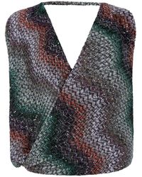 Missoni - Sequin-Embellished Zigzag Top - Lyst