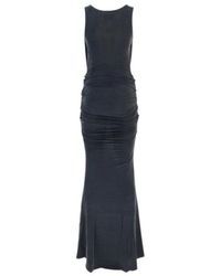 Vivienne Westwood - Scoop Neck Ruched Maxi Dress - Lyst