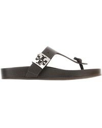 Tory Burch - Round Toe Flip Flops - Lyst