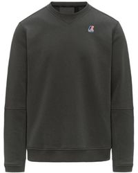 K-Way - Logo Crewneck Sweatshirt - Lyst