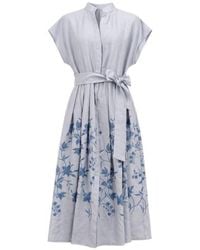 Eleventy - Short Sleeve Dress - Lyst