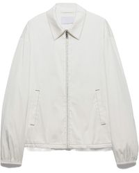 Prada - Cotton Bomber Jacket - Lyst