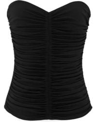 Saint Laurent - Viscose Top - Lyst