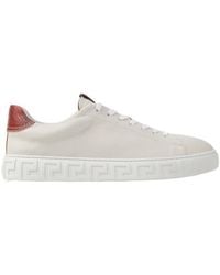 Versace - Greca Lace-Up Sneakers - Lyst