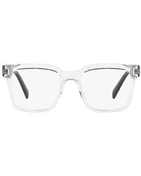 Dolce & Gabbana - Logo-Print Square-Frame Glasses - Lyst