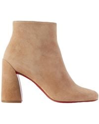 Christian Louboutin - Suede Ankle Boots - Lyst